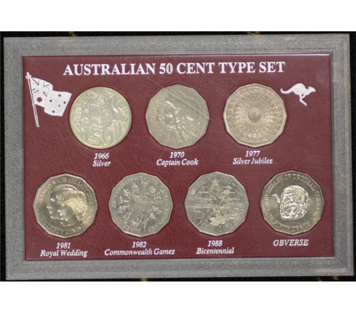 Australian Type Set Australian 50 Cent Type Set