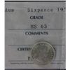 Image 1 : 1953 Sixpence ACGS MS63