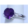 Image 1 : 17.90 CTW AMETHYST RING .925 STERLING SILVER