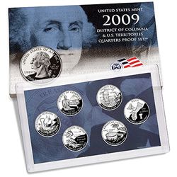 US Proof Set 2009 6pc (Quarters Only)