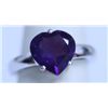 Image 1 : 17.05 CTW AMETHYST RING .925 STERLING SILVER