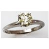 Image 1 : Diamond 1.1 ctw Solitaire 14k White Gold
