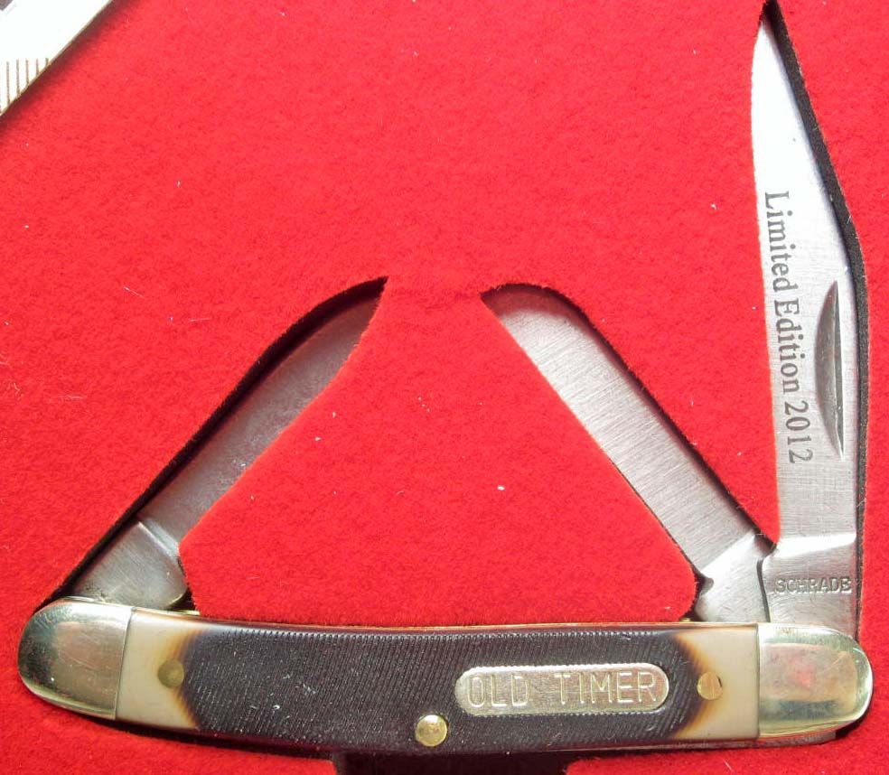 SCHRADE OLD TIMER POCKET KNIFE LIMITED EDITION SET Schrade old timer pocket knife limited edition set