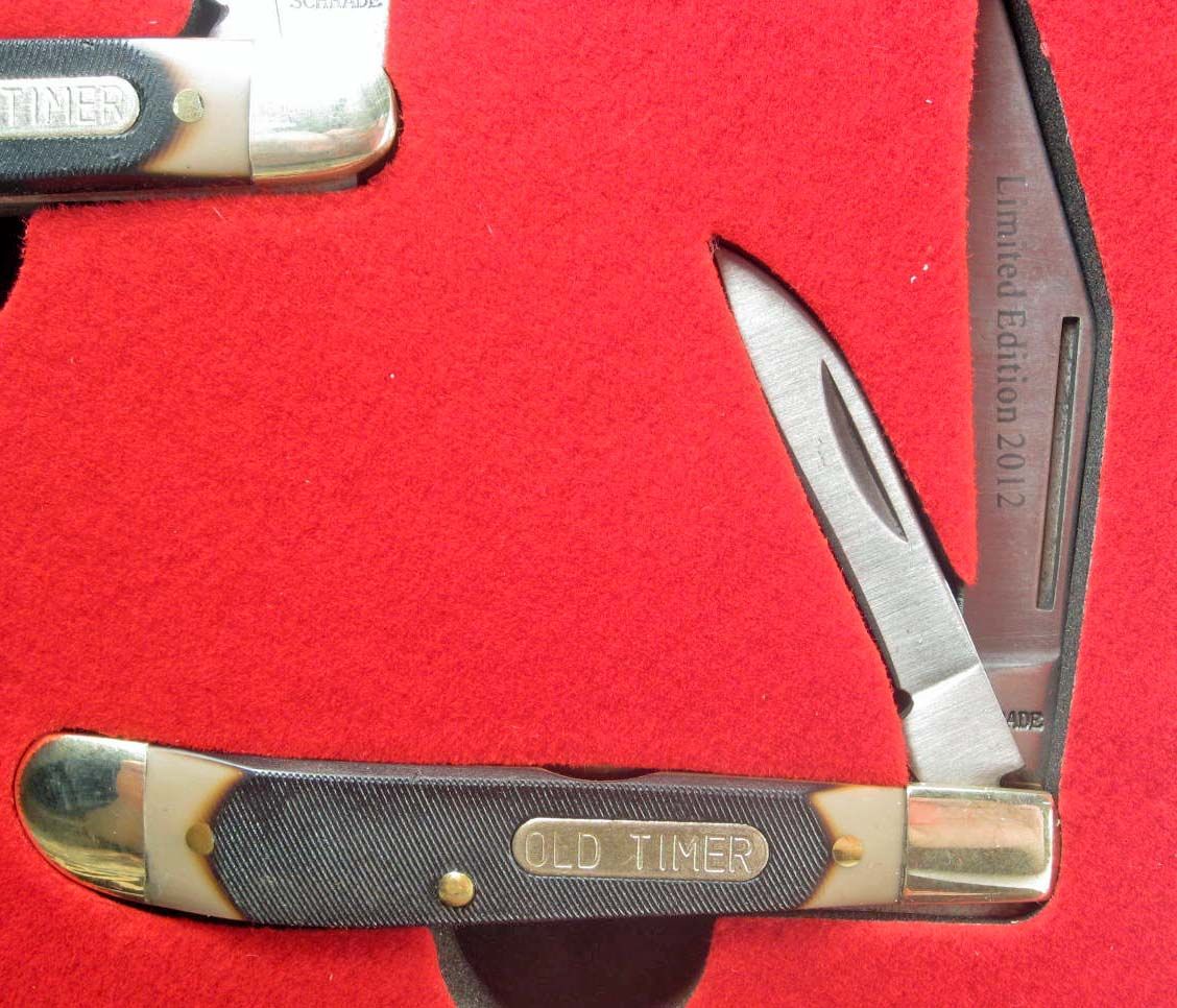 SCHRADE OLD TIMER POCKET KNIFE LIMITED EDITION SET Schrade old timer pocket knife limited edition set