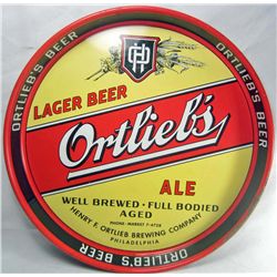 VINTAGE ORTLIEB'S LAGER BEER ADVERTISING TRAY