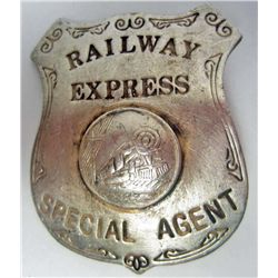 OLD WEST RAILWAY EXPRESS SPECIAL AGENT LAW BADGE