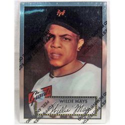 1997 TOPPS FINEST INSERT #261 WILLIE MAYS BASEBALL CARD
