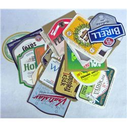 LOT OF APPROX. 25 BEER LABELS - ALL FOREIGN