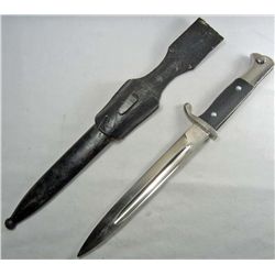 GERMAN NAZI MILITARY BAYONET W/ SCABBARD
