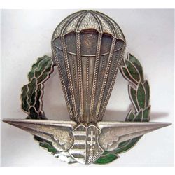 GERMAN HUNGARIAN TILDY MASTER PARATROOPER JUMP QUALIFICATION BADGE