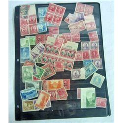 LOT OF APPROX. 70 VINTAGE STAMPS - C. 1920 - 1930