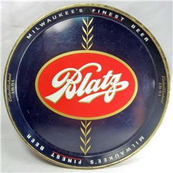 VINTAGE BLATZ BEER ADVERTISING TRAY