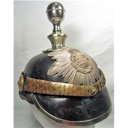 IMPERIAL GERMAN SAXON OFFICERS ARTILLERY SPIKE HELMET