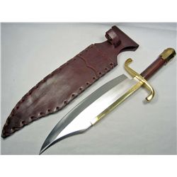 LARGE TEXAS BOWIE KNIFE W/ SHEATH