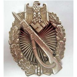 GERMAN NAZI ARMY SILVER INFANTRY ASSAULT BADGE