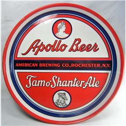 VINTAGE APOLLO BEER TAM O'SHANTER ALE ADVERTISING TRAY