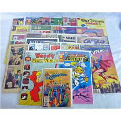 LOT OF APPROX. 25 VINTAGE COMIC BOOKS
