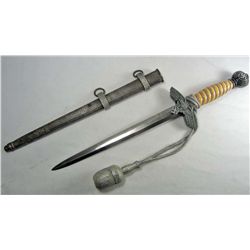 GERMAN NAZI LUFTWAFFE DAGGER W/ SCABBARD AND SWORD KNOT