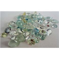 LOT OF 50.00 CTS OF AQUAMARINES