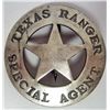 Image 1 : OLD WEST TEXAS RANGER SPECIAL AGENT LAW BADGE