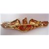 Image 2 : USN NAVAL OFFICERS SUBMARINE DOLPHIN BADGE