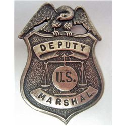OLD WEST US DEPUTY MARSHAL LAW BADGE