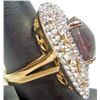 Image 2 : STERLING SILVER LADIES STAR RUBY  AND SAPPHIRE  RING - SIZE 8