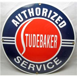 STUDEBAKER PORCELAIN ADVERTISING SIGN