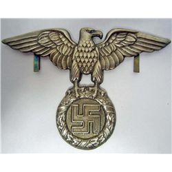 GERMAN NAZI NSKK MOTORCYCLE KORPS CRASH HELMET BADGE