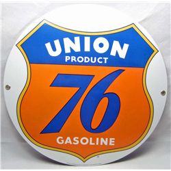 UNION 76 PORCELAIN ADVERTISING SIGN