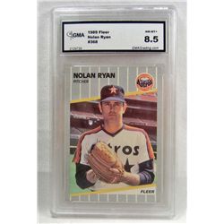 1989 FLEER #368 NOLAN RYAN BASEBALL CARD - GMA NM-MT+ 8.5