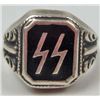 Image 1 : GERMAN NAZI SS ENAMELED RING