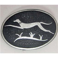 GERMAN NAZI ARMY WINDHUND 116TH PANZER DIVISION CAP BADGE