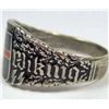 Image 2 : STERLING SILVER GERMAN NAZI ENAMELED NORDLAND RING