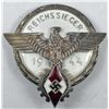 Image 1 : GERMAN NAZI ENAMELED REICHSSIEGER BADGE