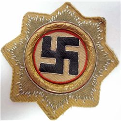 GERMAN NAZI AFRIKA KORPS ARMY CLOTH GERMAN CROSS IN GOLD