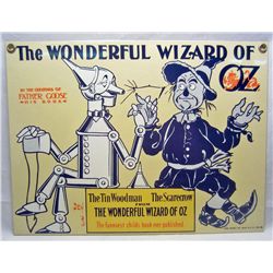 WIZARD OF OZ PORCELAIN SIGN