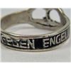 Image 3 : STERLING SILVER GERMAN NAZI ENAMELED U-BOAT RING