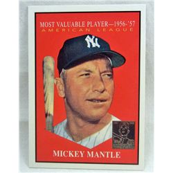1997 TOPPS INSERT #475 MICKEY MANTLE BASEBALL CARD