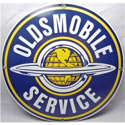 OLDSMOBILE SERVICE PORCELAIN SIGN