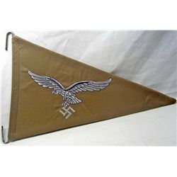 GERMAN NAZI LUFTWAFFE AFRIKA KORPS OFFICERS STAFF CAR PENNANT