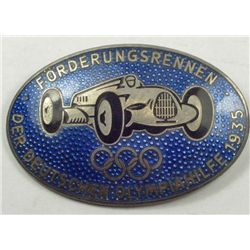 GERMAN NAZI FORDERUNGSRENNEN OLYMPIC BADGE
