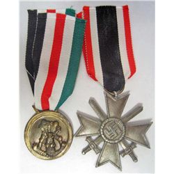 GERMAN NAZI AFRIKA KORPS SERVICE MEDAL