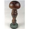 Image 1 : GERMAN NAZI WAX SEAL / RUBBER STAMP W/ WOOD HANDLE