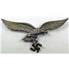 Image 1 : GERMAN NAZI LUFTWAFFE HAT BADGE