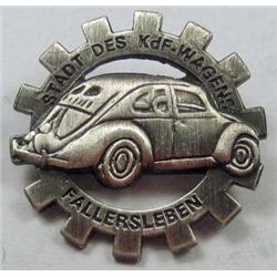 GERMAN NAZI FALLERSLEBEN PINBACK BADGE