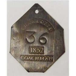 10793 - CHARLOTTE COACHMAN SLAVE TAG