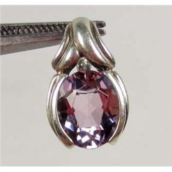 9483 - STERLING SILVER PURPLE COLOR CHANGE AMETHYST PENDANT