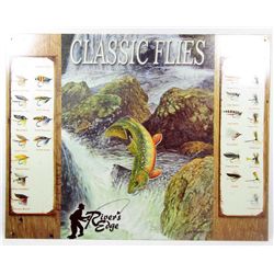 9918 - CLASSIC FLIES METAL SIGN