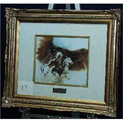 1 PRINT-BEV DOOLITTLE "RUSHING EAGLE" OPEN EDITION X 12"...